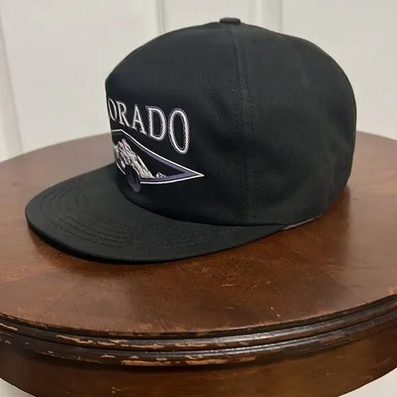 🔥⚾️ True Vintage COLORADO ROCKIES 1990’s Snapback Trucker Hat - Excellent Cond - Picture 3 of 7